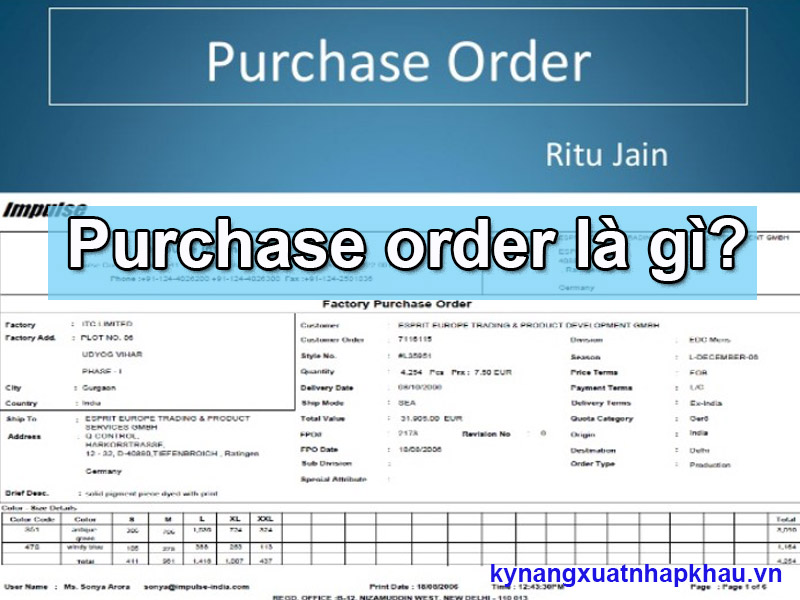 Tìm hiểu po number là gì và vai trò trong quá trình vận chuyển hàng hóa
